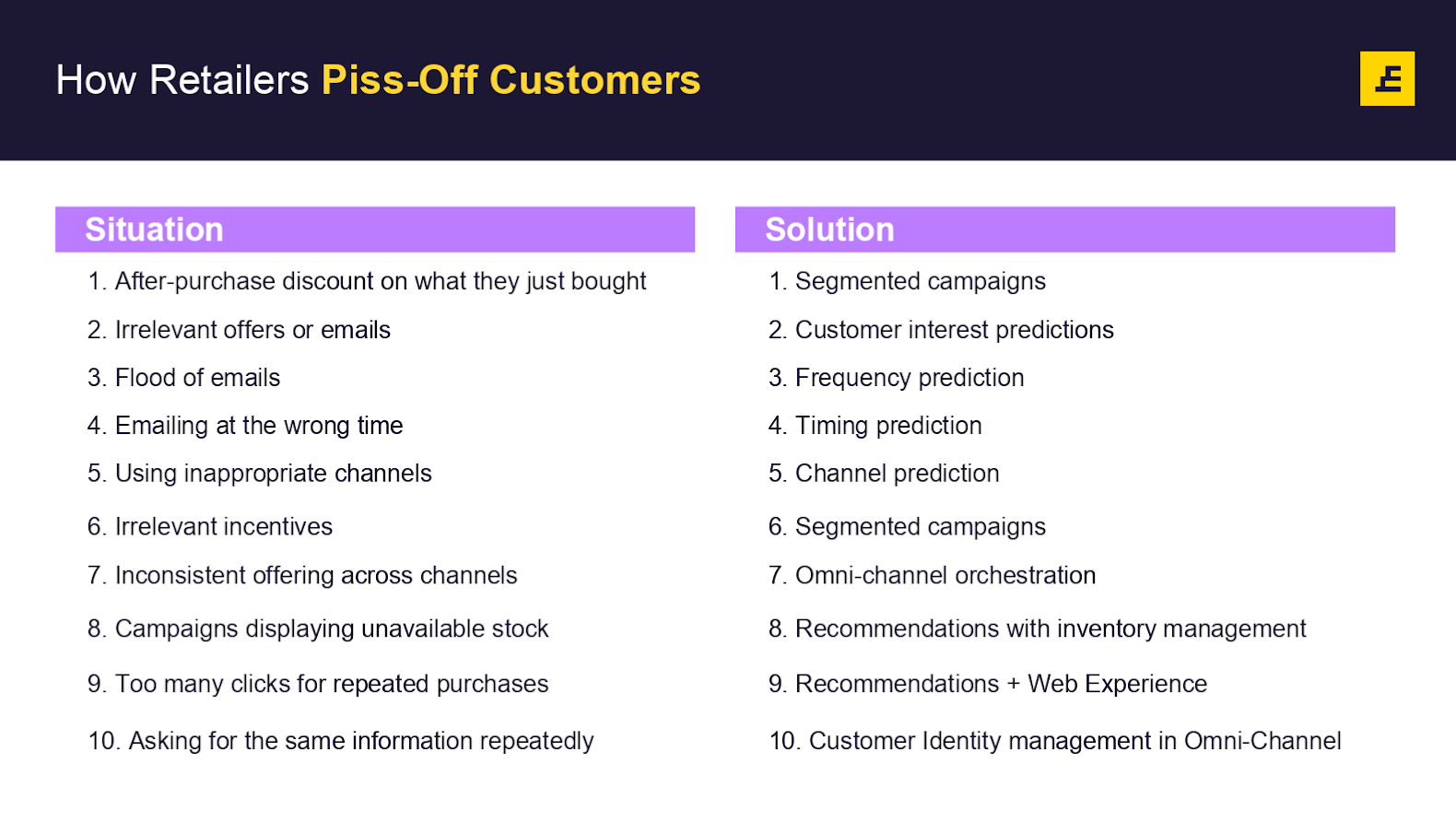 How Retailers Piss-Off Customers