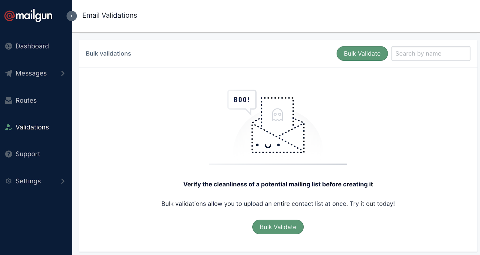 Mailgun - Bulk Email Validation