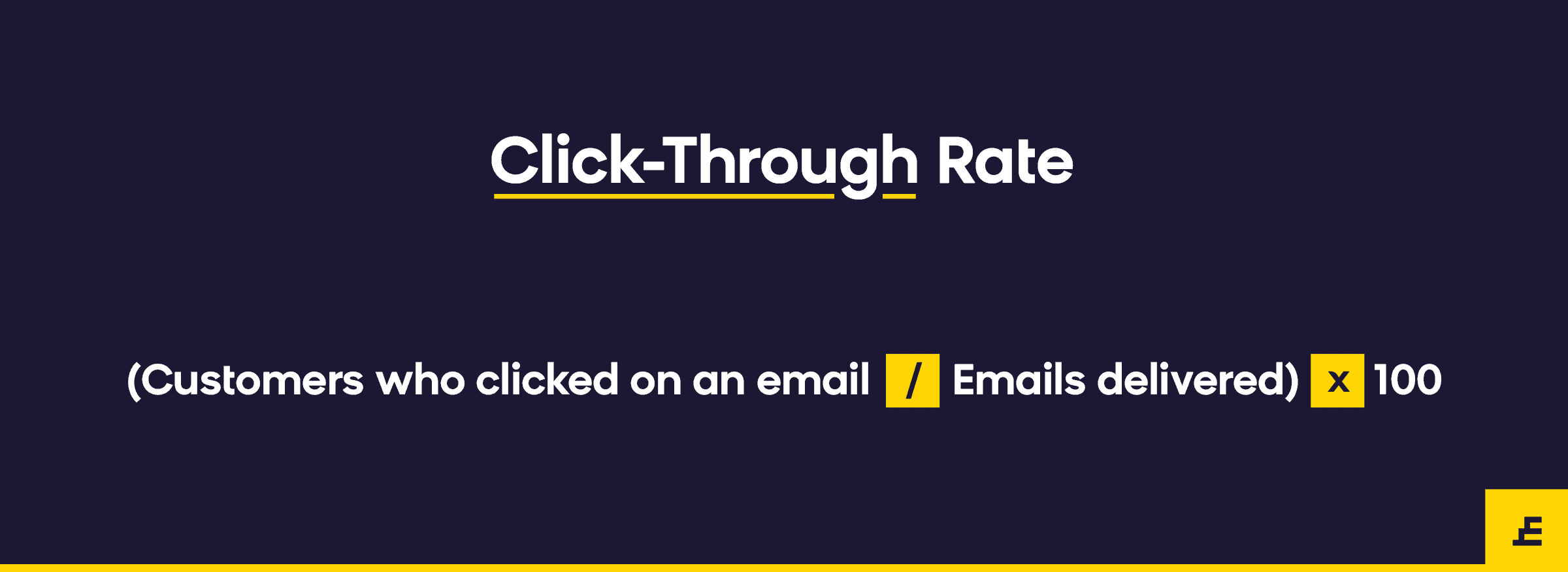 email marketing metric - click through rate