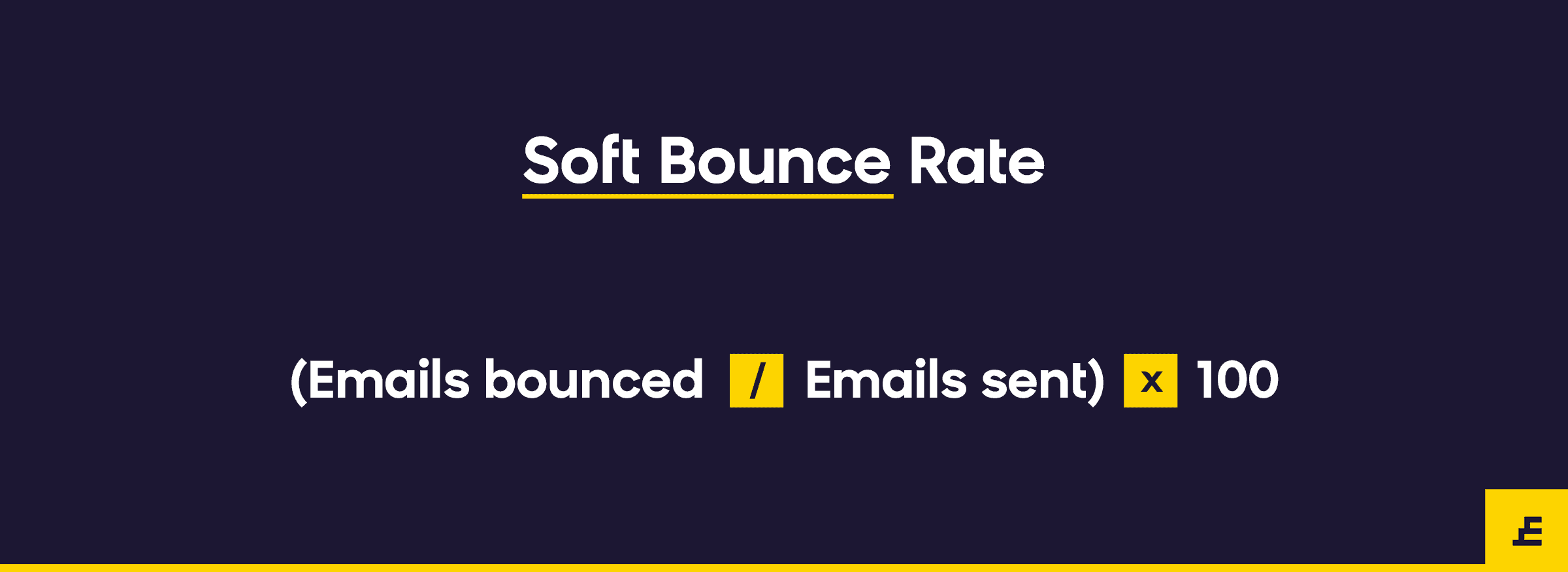 email marketing metric - soft bounce rate