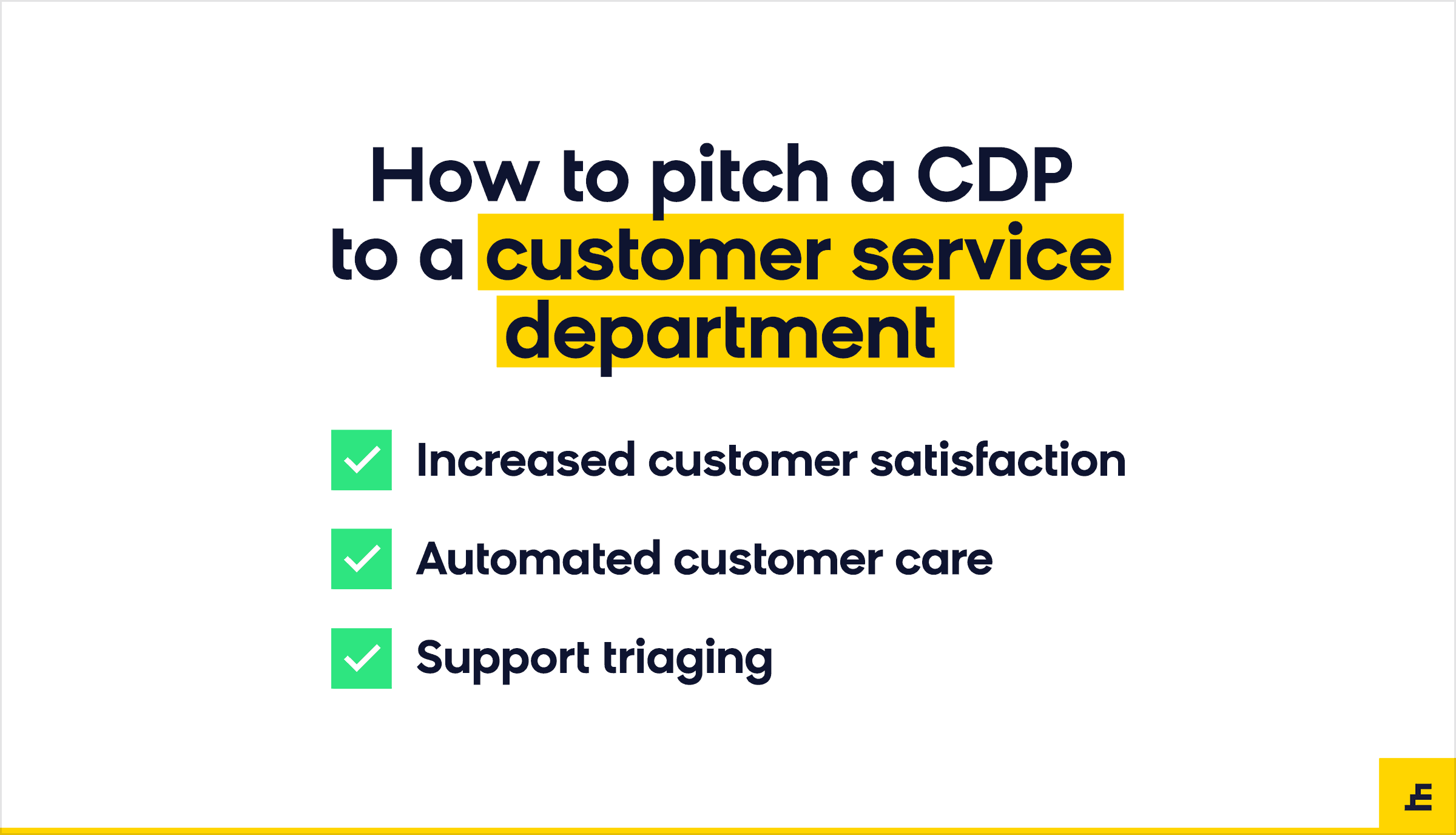 customer data platform (cdp) - customer service