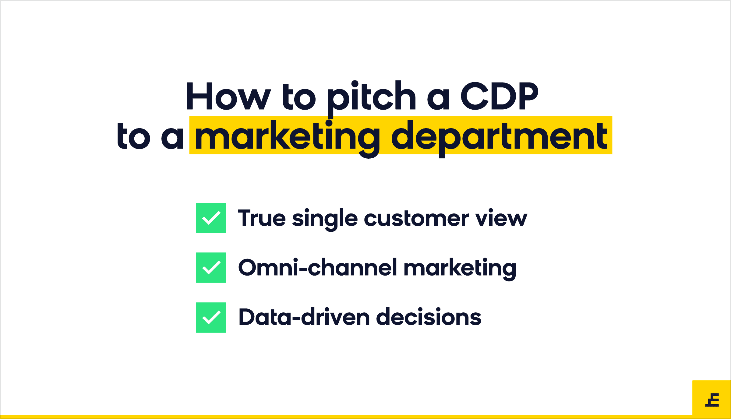 customer data platform (cdp) - marketing