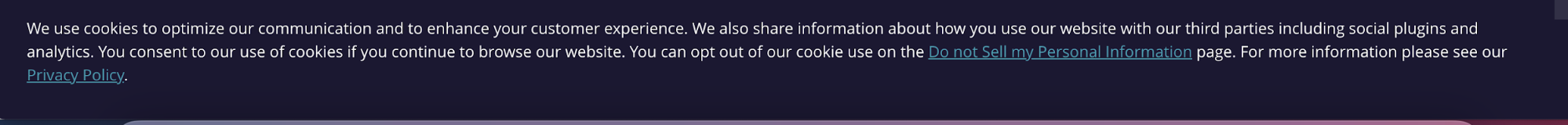 security marketing - cookie consent